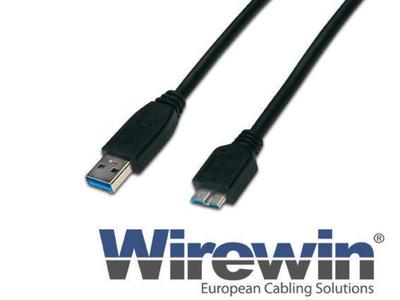 Wirewin USB 3.0-Kabel  USB A - Micro-USB B 1 m